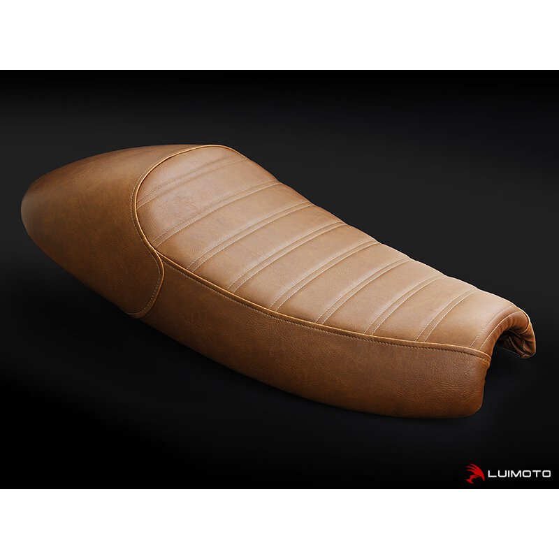 Luimoto seat cover Triumph Sixty 8 - Vintage - Ribbed Stitching rider ...