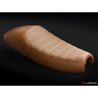 Luimoto seat cover Triumph Sixty 8 - Vintage - Ribbed Stitching rider - 10073101